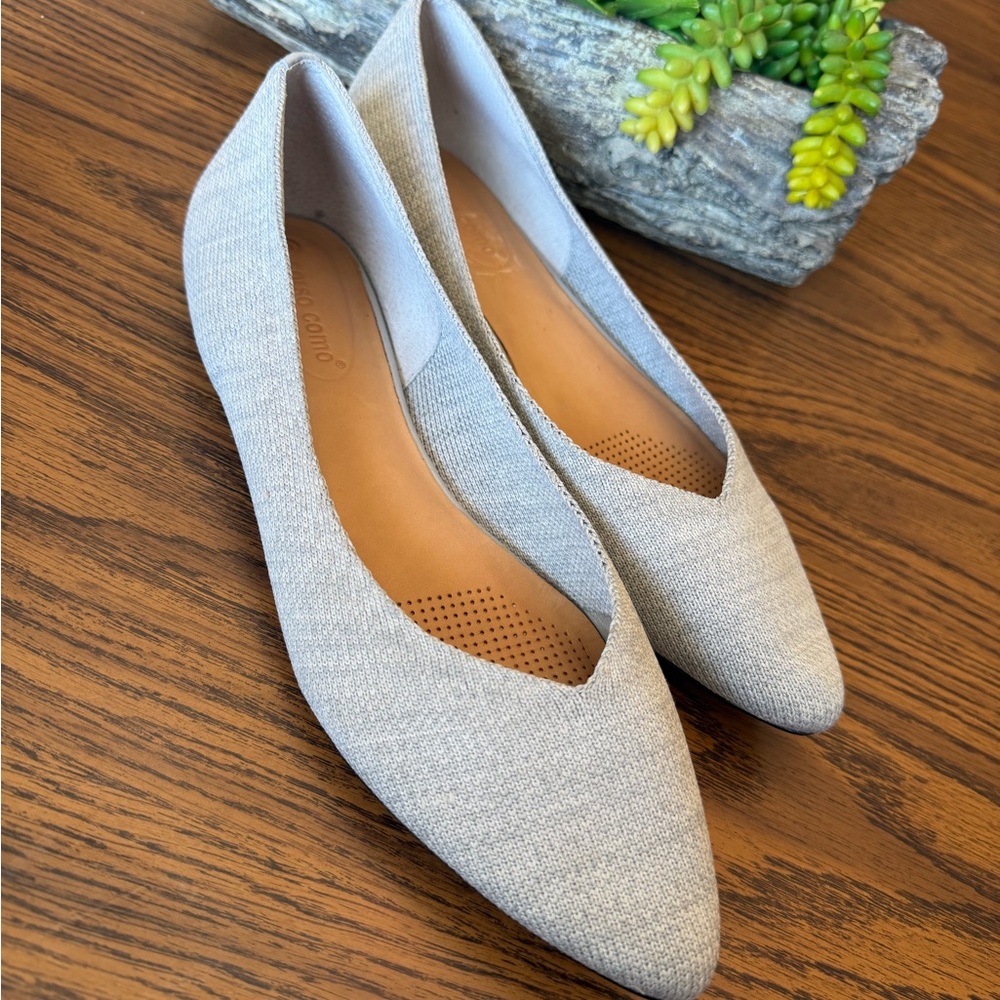 Corso Como Light Gray Women's Flats
